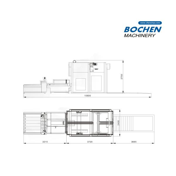Intelligent Flip Flop Auto Stacker Machine For Paper Threading Machine High Speed 1500mm
