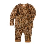 Children'S Outfit Sets Children'S Leopard Print Casual Cotton Suits