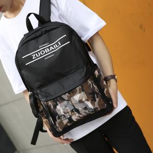 Wholesale Wholesale Men Casual Backpack School Bag For College Students Canvas Camouflage Youth Backpack from china suppliers