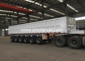 Wholesale Steel Transportation Semi Tipper Truck Tri Axle Semi Tipper Trailer from china suppliers