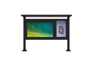Wholesale Outdoor 75 inch Eco bright lcd advertising screen floor stand advertising monitors and displays Digital signage from china suppliers