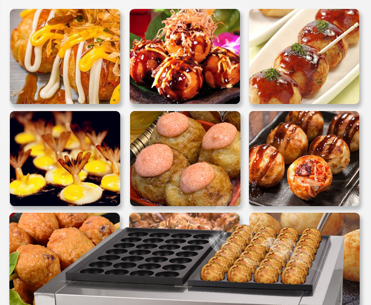Video Technical Support After Service for 6KW Electric Takoyaki Pellet Grill Equipment