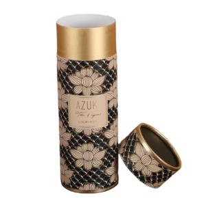 Wholesale Biodegradable Tea Cylinder Round Gold Stamping Food Paper Tube For Leaf Tea from china suppliers