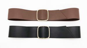 Wholesale PU Women'S Fashion Leather Belts 6.5cm Width With Adjustable Buckle from china suppliers