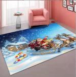 Cartoon Merry Christmas Patterns Living Room Floor Carpets