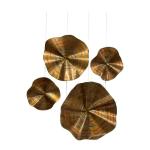 Hand Painted 5 Star Hotel Luxury Metal Copper Wall Sculpture