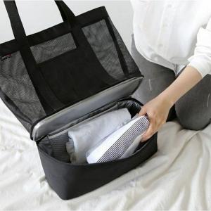 Wholesale Black Foldaway Kids Beach Bag Tote Shoulder Carr Food Camping Sturdy from china suppliers