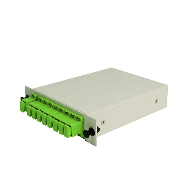 4U Rack Mount PLC Splitter LGX Chassis Rack Panel 1x2 1x4 1x8 Cassette Module
