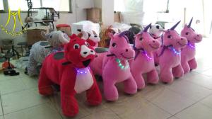 Wholesale Hansel hot selling kids walking battery operated ride on unicorn for mall from china suppliers