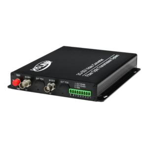 Wholesale 2Ch HD SDI to Fiber Video Converter add 1 Channel Outside Forward Stereo Audio 3.5mm Jack from china suppliers