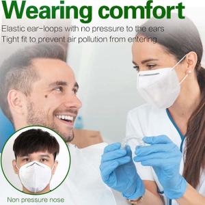 Wholesale Disposable KN95 Dust Mask Medical Respirator Mask With Breathing Valve from china suppliers