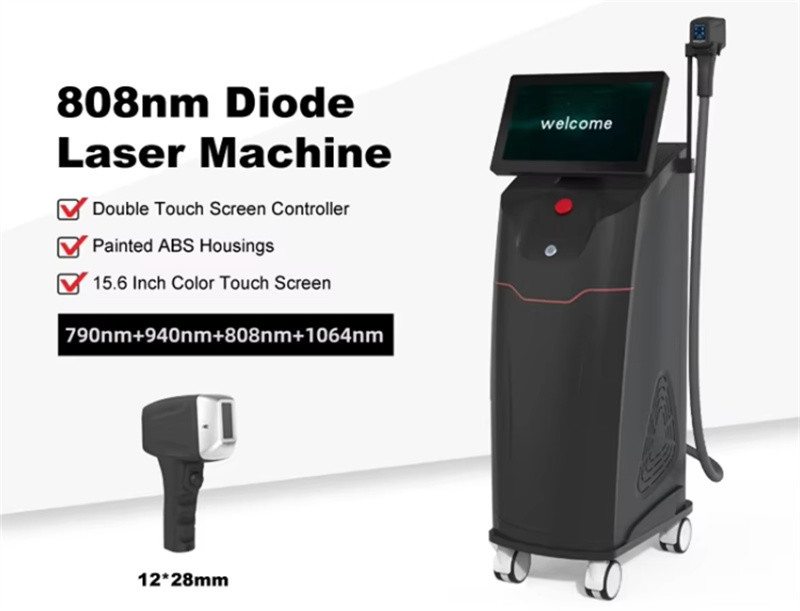 500W-1600W 4 Wavelengths for All Skin Color 808nm Diode Laser Hair Removal Machine