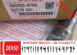 Wholesale GENUINE original DENSO Injector 095000-6700 095000-6701 for HOWO heavy truck R61540080017A from china suppliers