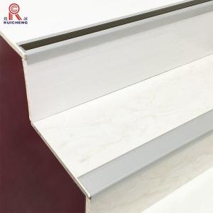 Wholesale Anti Slip Aluminum Stair Edge Trim 8.5mm Height Fungi Resistant from china suppliers