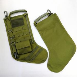 Wholesale New Green Christmas Decoration Gifts Tactical Christmas Stocking with molle gear from china suppliers