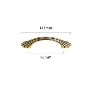 Wholesale 28*35mm 30*147mm Vintage Antique Brass Drawer Pulls Door from china suppliers