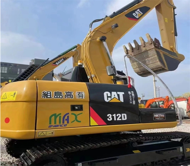 Cate 312D Secondhand Crawler Excavator Bucket Capacity 1.0~1.5m³