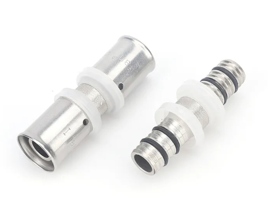 1.5 Mpa Chrome Plated Brass Female Elbow for Water Supply PEX Fittings Brass Sliver 16-32MM Equal Socket PEX Press Fitti
