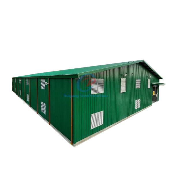 Durable Warehouse Prefabricated Buildings Lightweight Steel Frame Storage