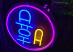 Circle Logo 12VDC 150cm Custom Led Neon Signs Picture Can CE