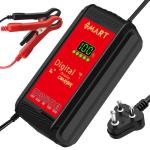 125W Output Power Red Battery Charger for Lead Acid Batteries 12v 10a 12v 8a