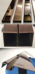 Stainless steel shaped pieces,U-shaped groove,edging trim,mirror /brushed finish