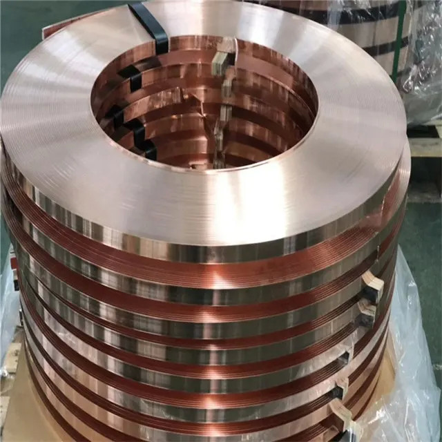 Rounded 2mm Copper Strip Roll ASTM AISI Standard