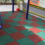 E-Purchasing Eco-Sport Interlocking Tiles Outdoor Rubber Flooring -500x500mm - 4