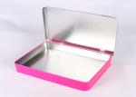 Lid Hinged Metal Cosmetic Tins