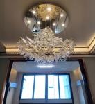 Hotel lobby Cockscomb shaped chandelier Hall Front desk Shopping mall beauty