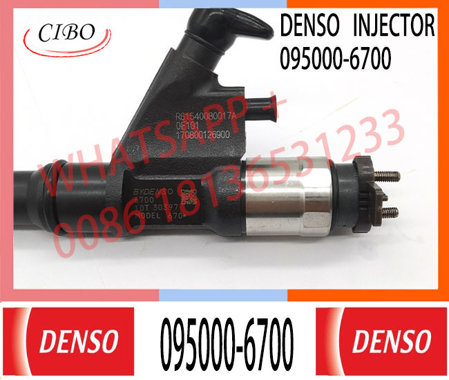 Fuel Injector 095000-6700 6701 Fuel Injection Nozzle for D6114 Xcmg Crane Heavy Truck Howo 336