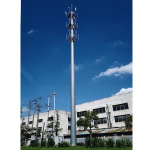 Wholesale Powder Coated 40m Steel Antennas Monopoles With Platform from china suppliers