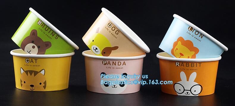 summer icecream shop paper ice cream cup/container,7 oz ICEcream paper cup made in china,Biodegradable Cups Icecream Pap