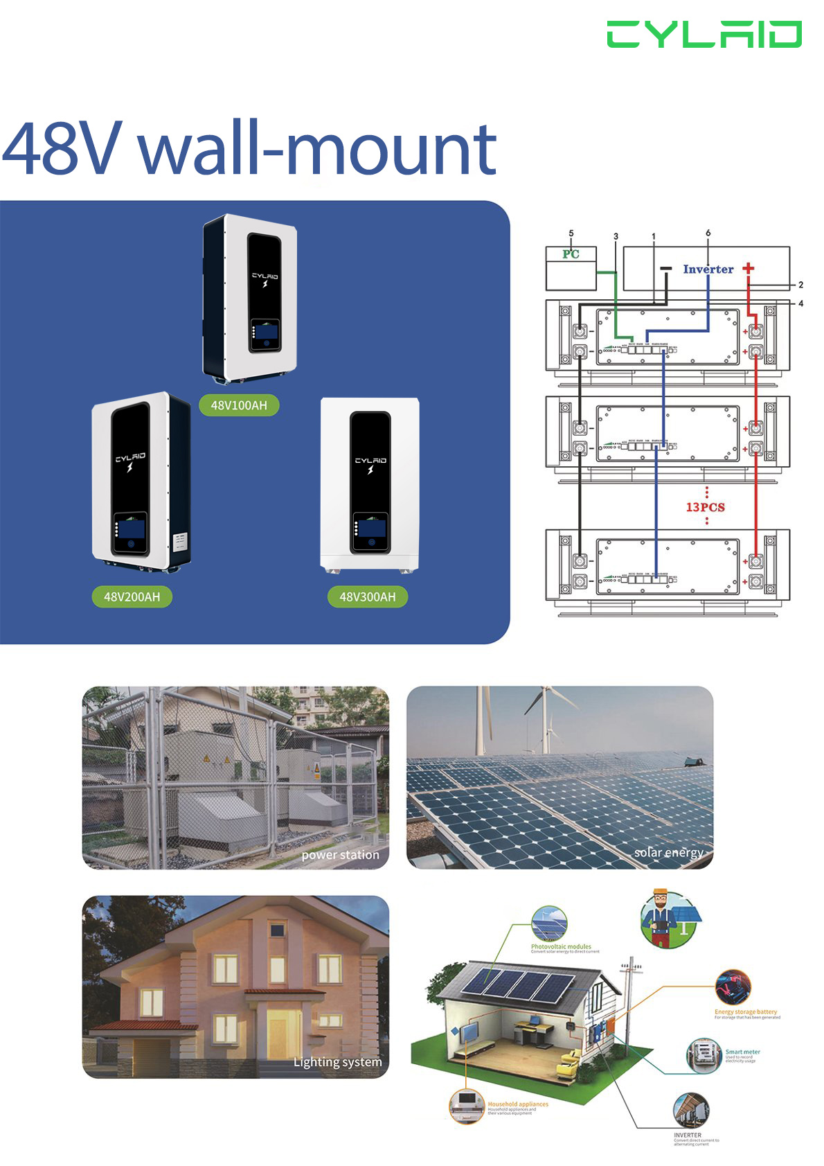 10kwh Solar Energy Storage Battery 48V
