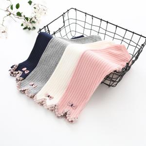 Wholesale Spring Autumn Children'S Casual Trousers Yarn Dyed Boomer Grey Wide Leg Trousers from china suppliers