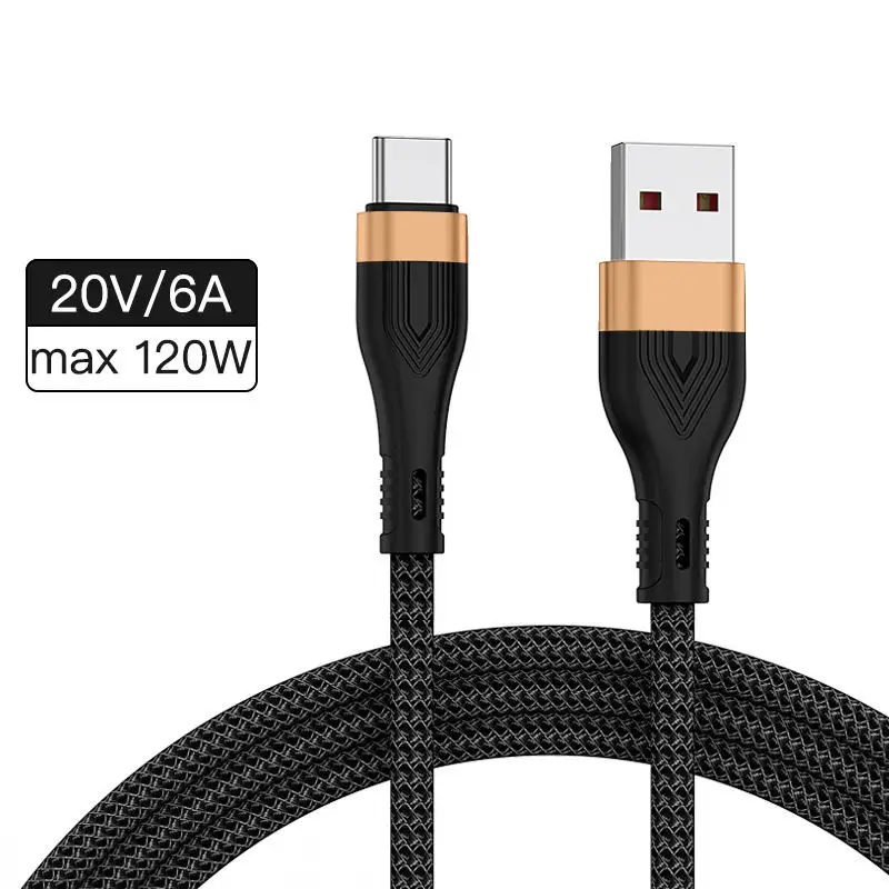 Speed TYPE-C Charging Cable 66W USB-C for Android Max 120W Xiaomi Huawei OPPO VIVO 6A