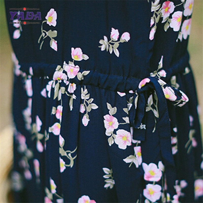 Fashion casual one piece women floral dress party dresses for girls of 18 years old