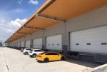 Warehouse Logistics Vertical Lift Sectional Door Hot Dip Galvanized Steel 40mm