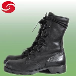 Wholesale Combat tactical boots Genuine Leather Black Boot Mens Rubber Sole 6 8 Height from china suppliers