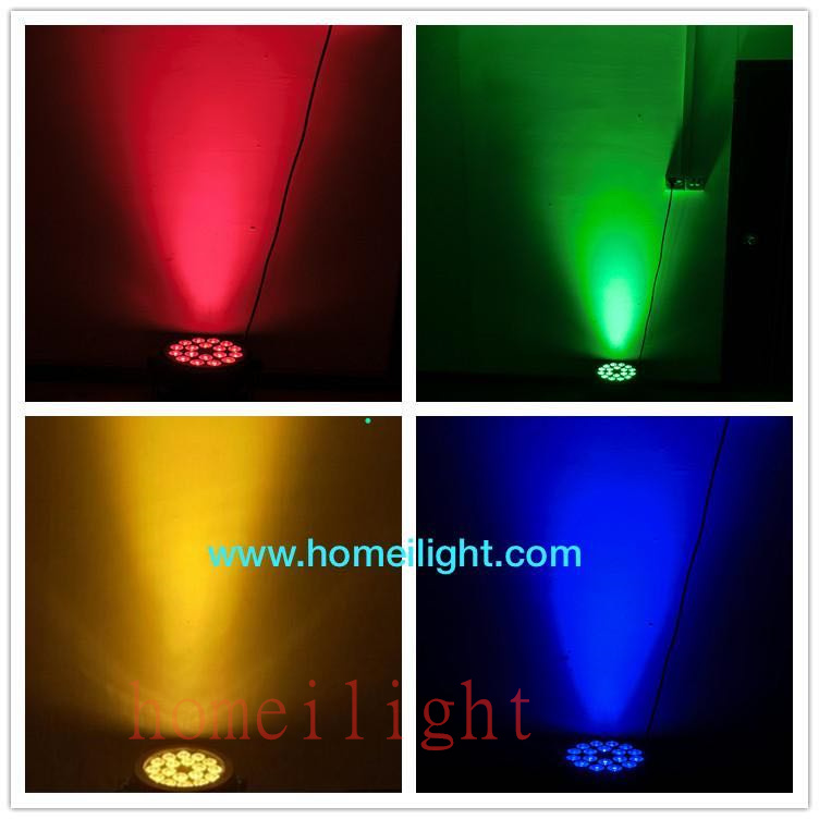 Waterproof LED RGBW Par Lights 18pcs 4in1 LED Par Can Uplight For DJ Club Disco Lights