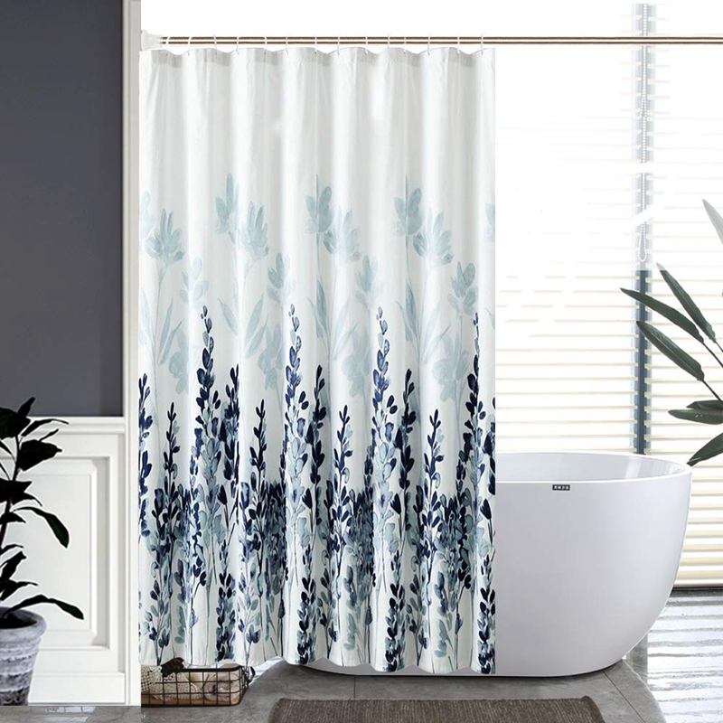 Walmart Bathroom Polyester Shower Curtain Liner for Bathroom Luxury Shower Curtain