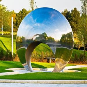 Wholesale Modern Garden Abstract SS Outdoor Metal Sculpture from china suppliers