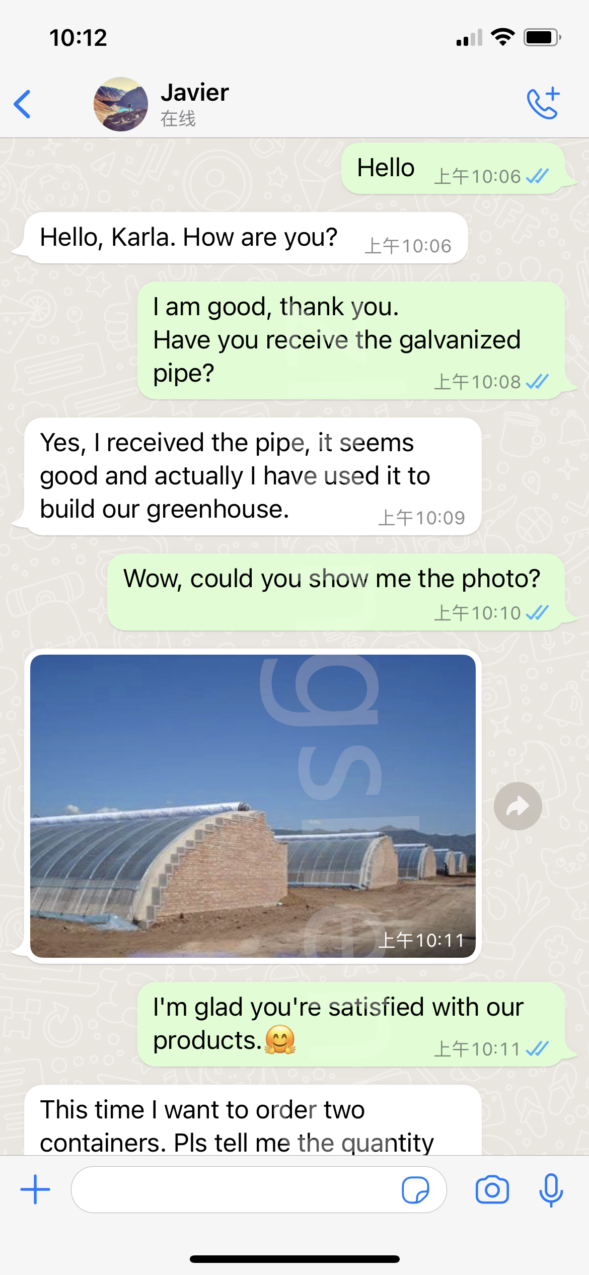 ROUND Section Shape Non-Alloy Galvanized Pipe Tube for Scaffolding Construction