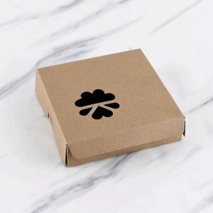 Wholesale Mini Portuguese Egg Tart Packaging Box 2/4/6-piece Egg Tart Box Vintage Kraft Paper Small Pastry Packaging Box from china suppliers