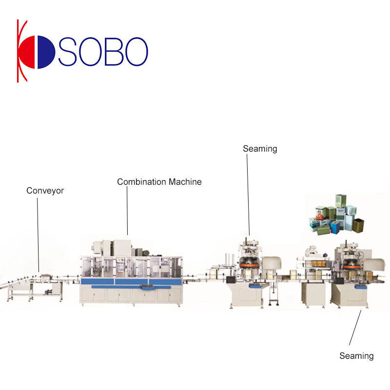 High Speed Tin Box Making Machine For Food Factory