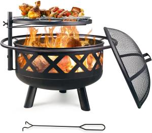 Wholesale 30'' Heavy Duty Charcoal Heating Stove Wood Burning Steel BBQ Grill from china suppliers