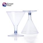 Wholesale disposable PS plastic 138ml cocktail cup for party wedding