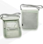7.5*6'' Custom Waterproof Oxford Travel RFID Neck Wallet Passport Visa Holder