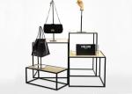 MDF And Wooden Material Bags / Clothes Stand For Shop Decoration Fashion Style