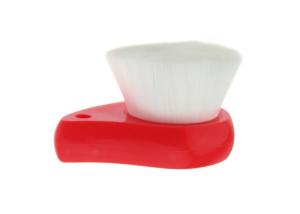 Wholesale White Nylon Hair Red Facial Skin Cleansing Brush 23mm 67g Humanized Design from china suppliers